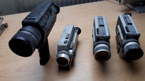 Voor de liefhebber/verzamelaar 4 smalfilmcamera's