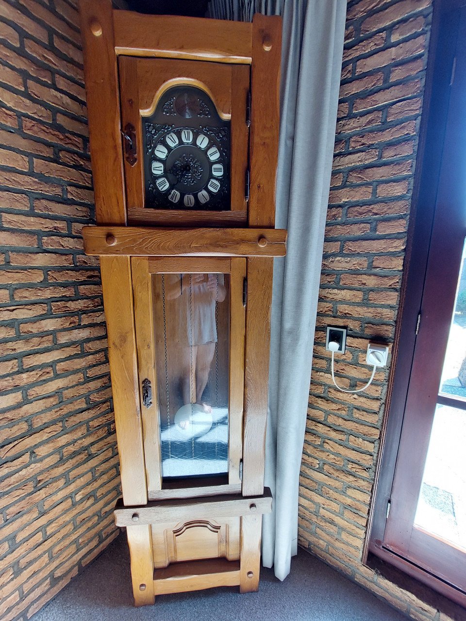 Staande Eiken klok 'Big Ben'