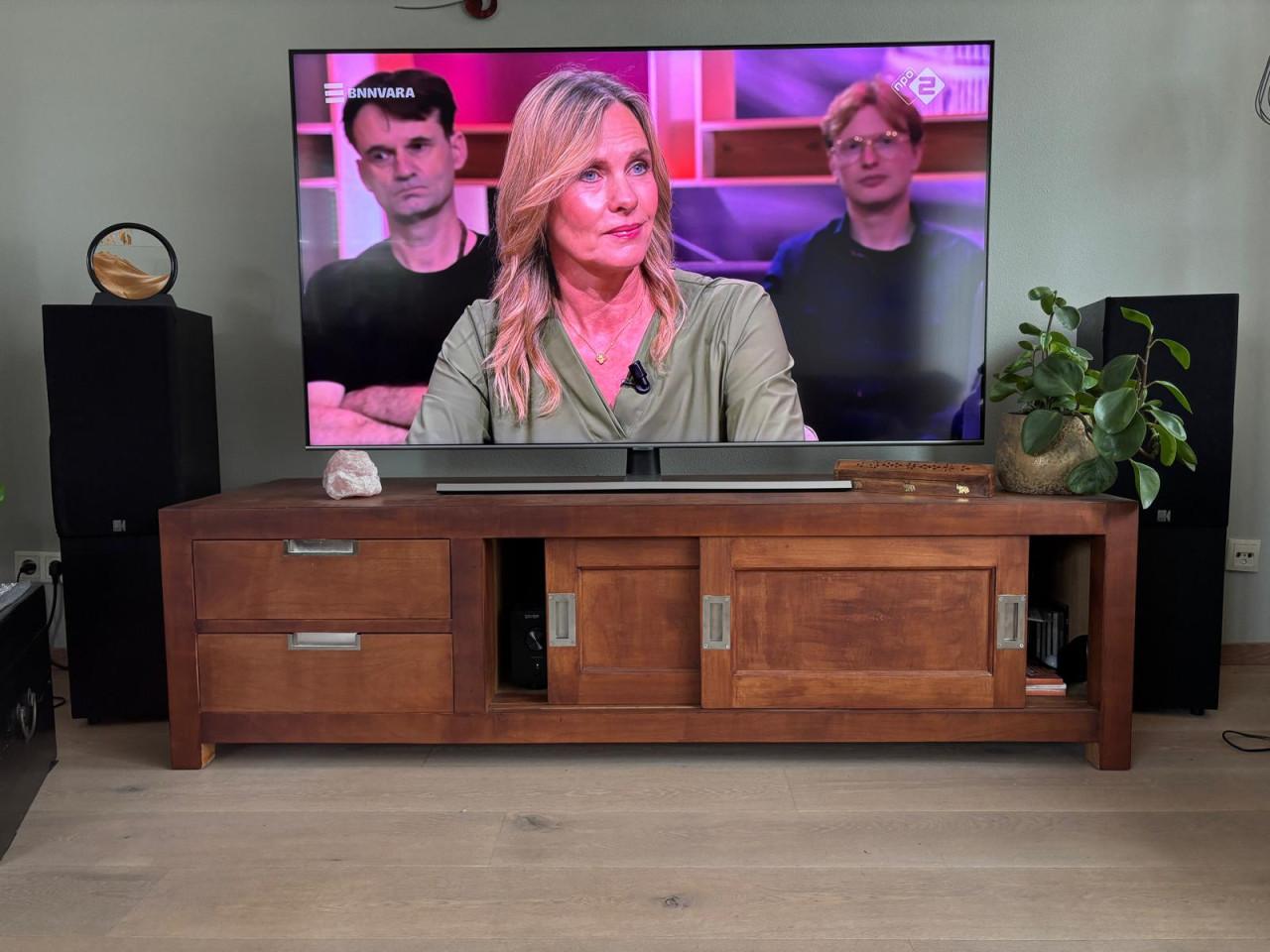 Massief houten tv meubel