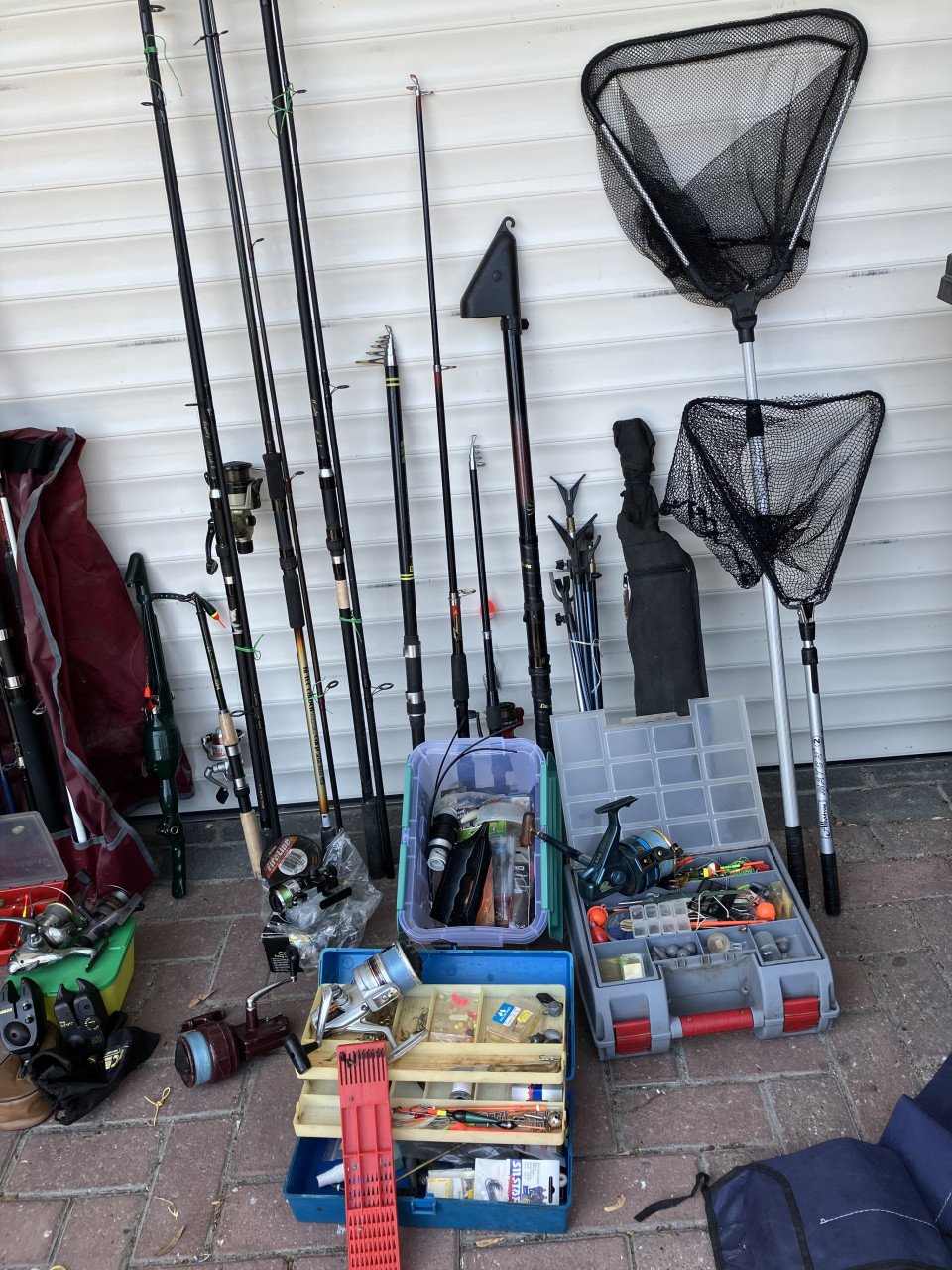 Te koop Complete vishengels voor €175