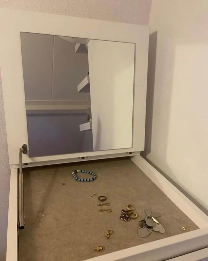 Malm ladekast met spiegel ikea