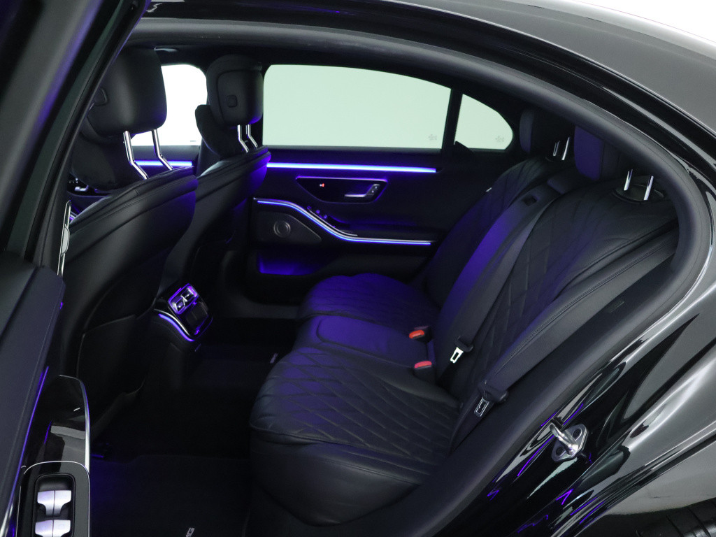 Mercedes-Benz S-klasse 450 4matic lang amg line | dodehoekdetector | panora