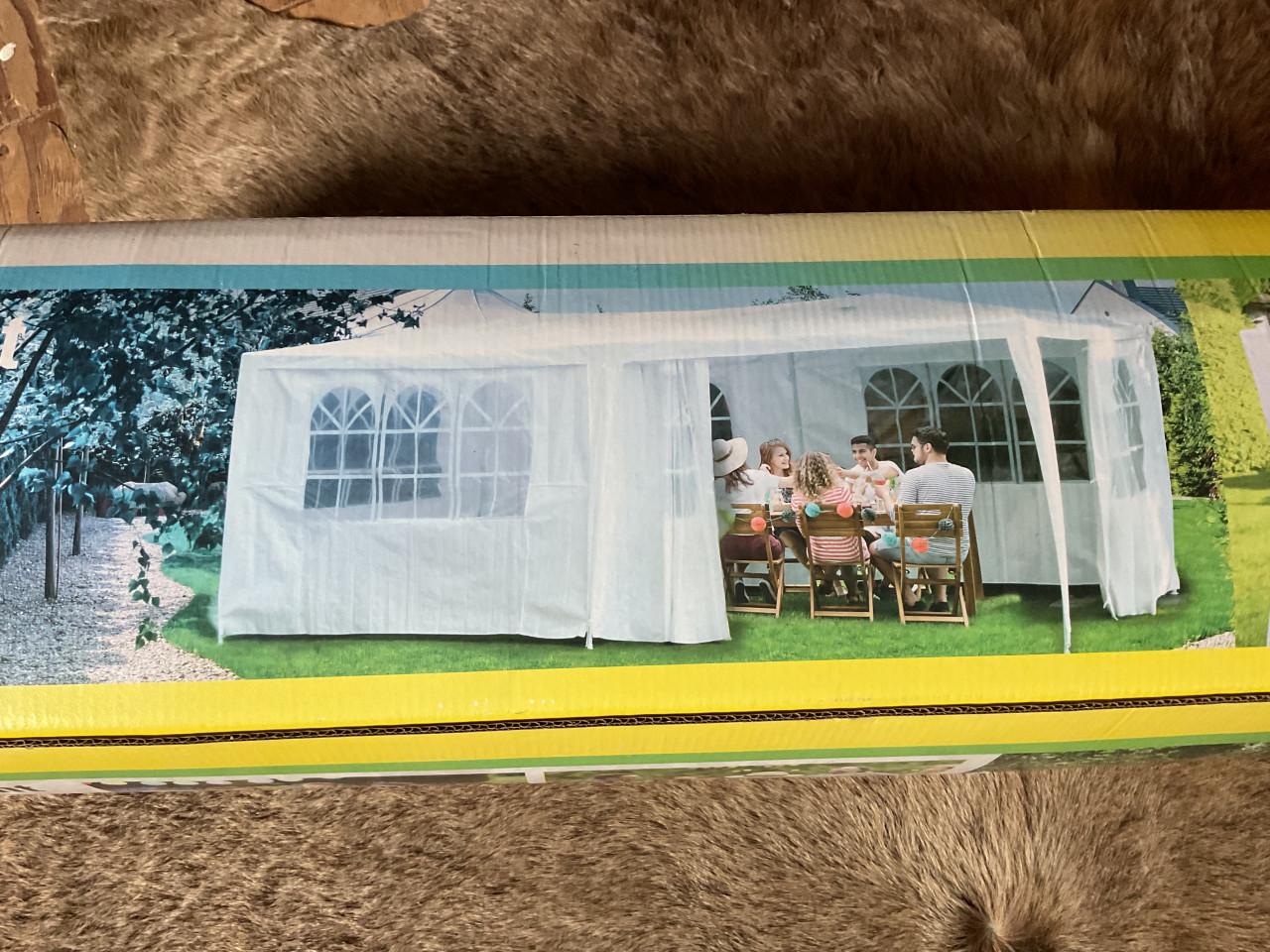 Partytent 6 meter bij 3 meter