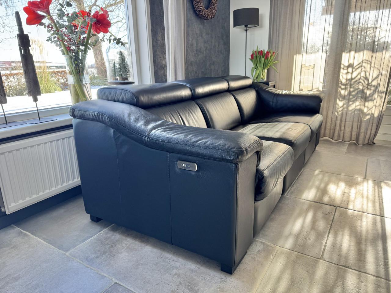 Luxe leren 3 zitbank