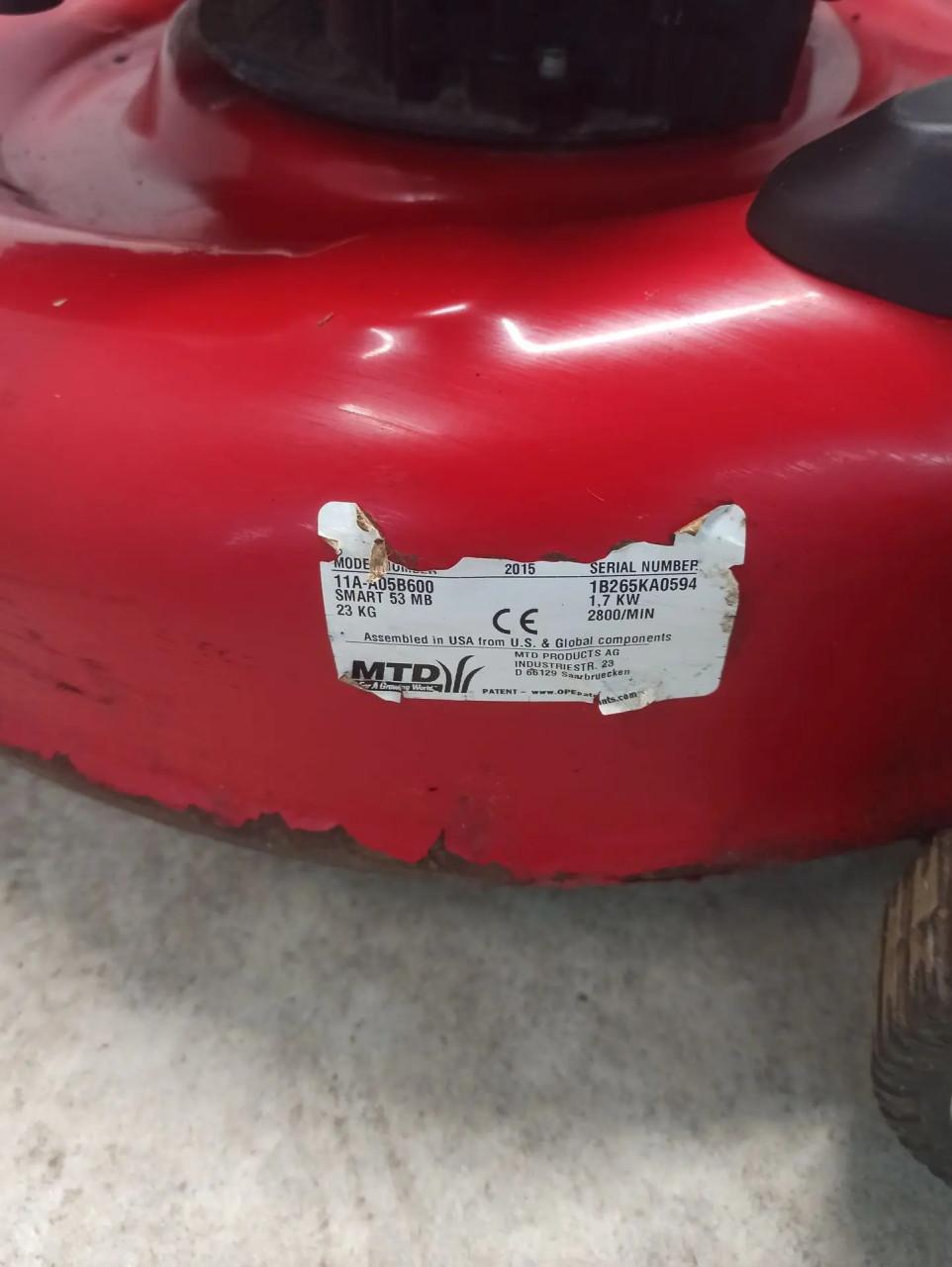 MTD Gazonmaaier Smart 53 MB