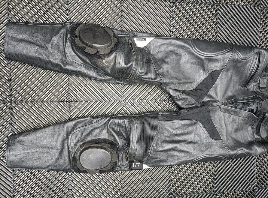 Leren Motorbroek heren
