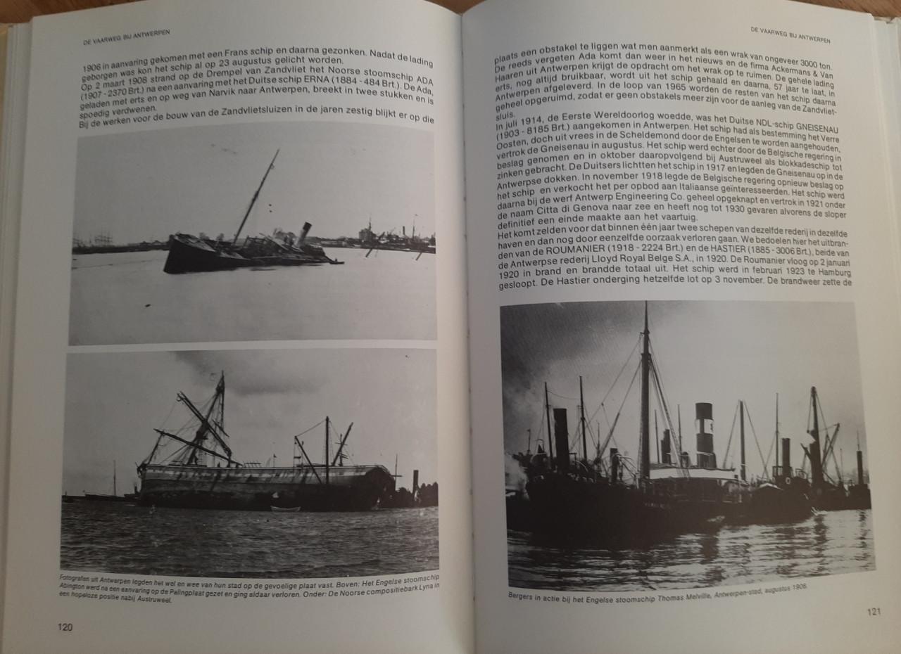 De Westerschelde bij storm en mist, Scheepsrampen van 1860-1982