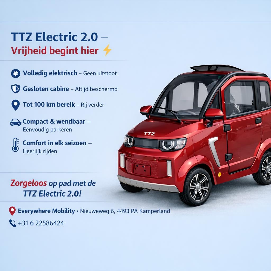 ⚡ TTZ Electric 2.0 – Vrijheid op wielen