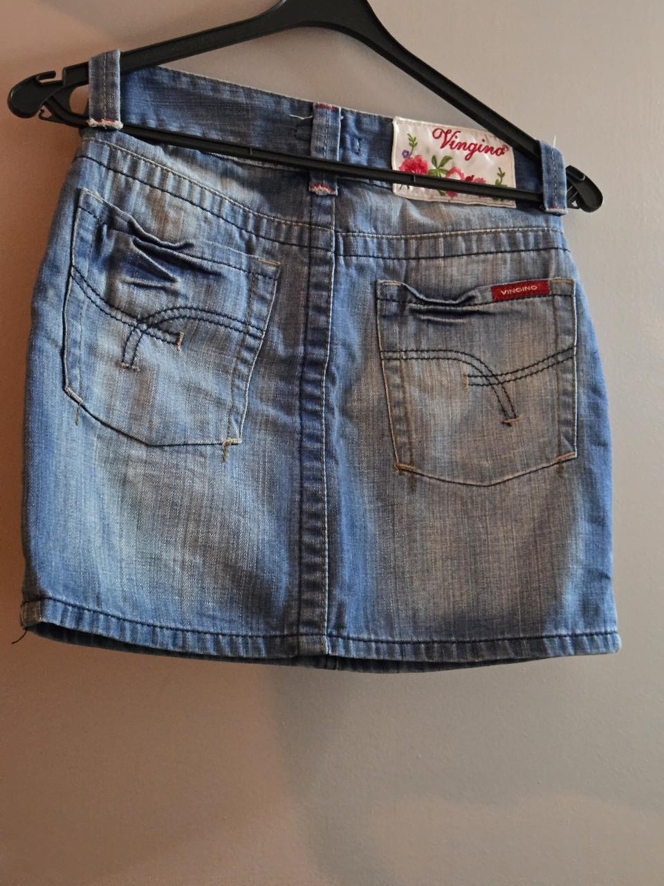 Denim rokje Vingino maat 14 / 164 Lengte 38 cm