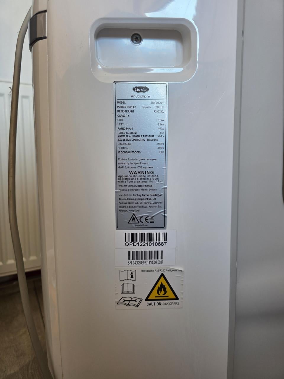 Airco/verwarming