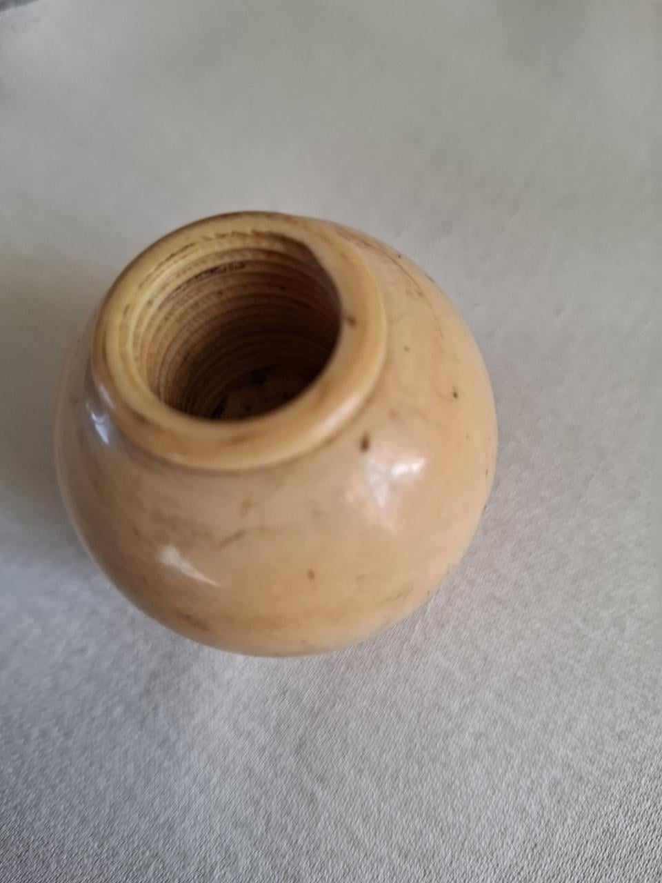 Ivoren knop van een wandelstok