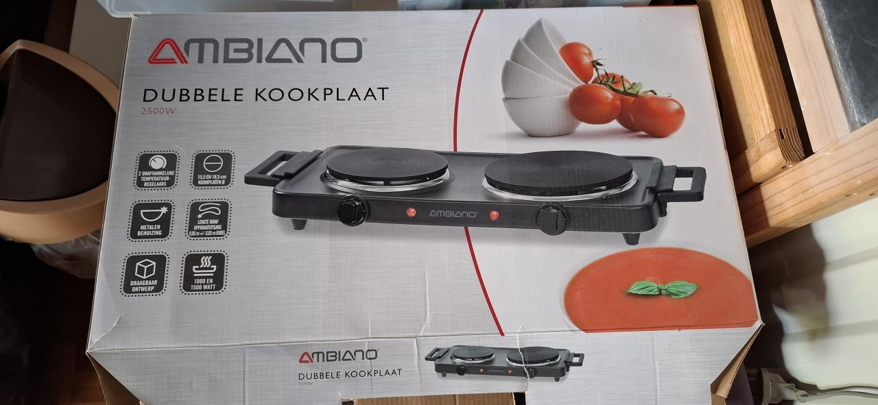 Ambiano dubbele kookplaat