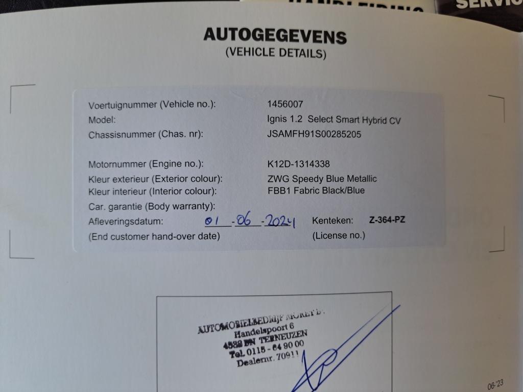 Suzuki Ignis 1.2 smart hybrid select cvt automaat | 1e eig. | trekhaak | na