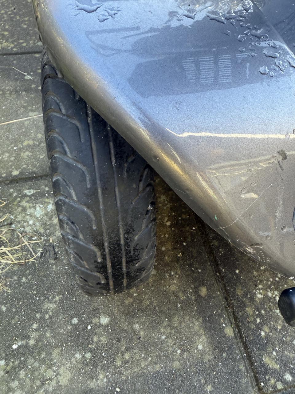 Scootmobiel Sterling S700 handig vervoer ook als je iets hebt gebroken.