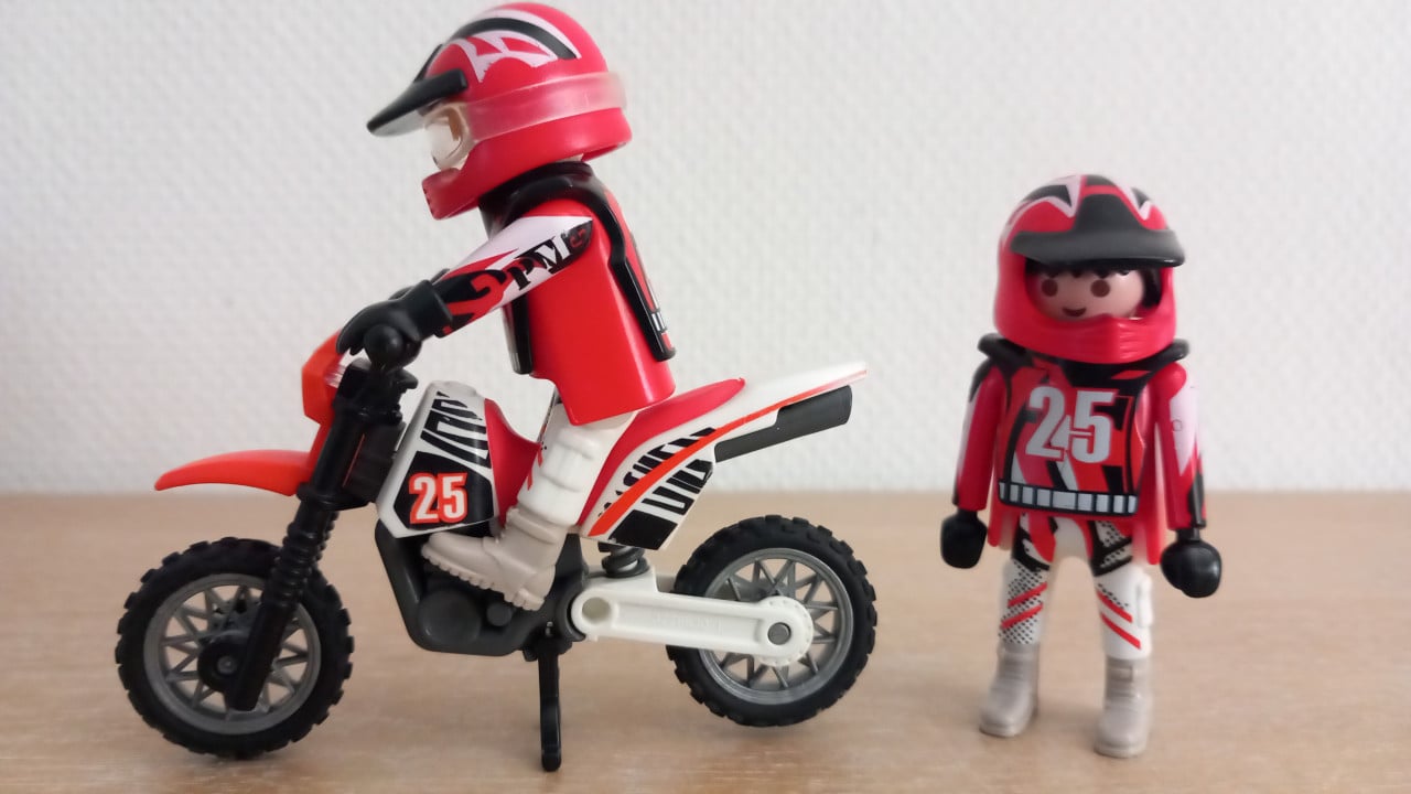 Playmobil crossmotor setnr 9357
