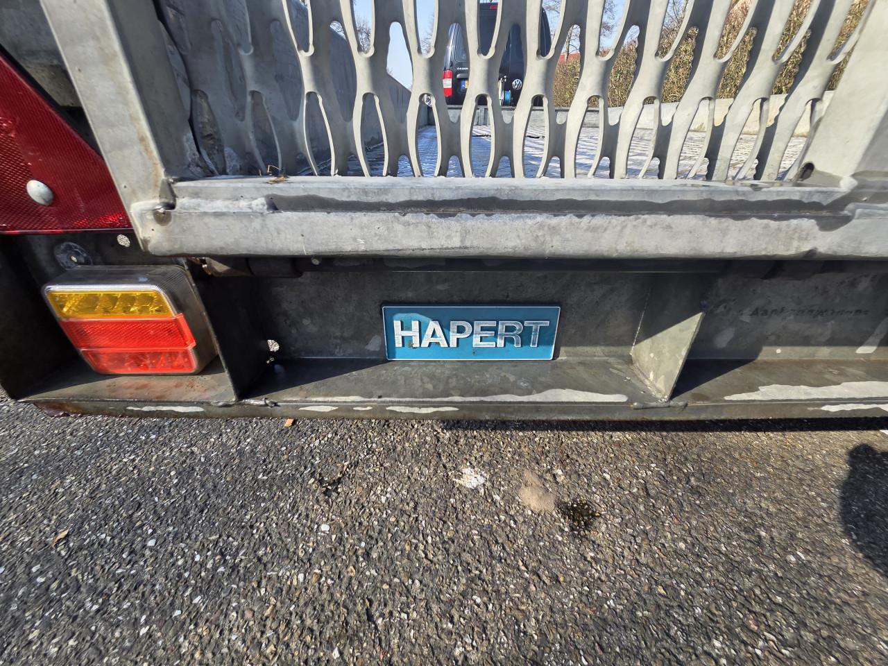 Hapert machine/autotransporter 1m90 x 4m25 2700kg