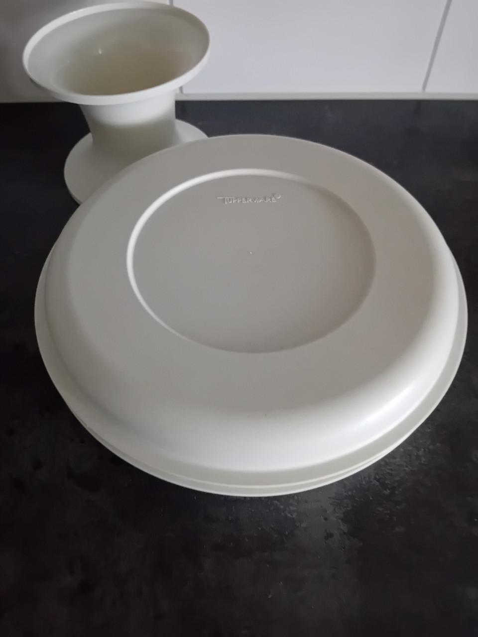Nieuwe Tupperware snackschaal
