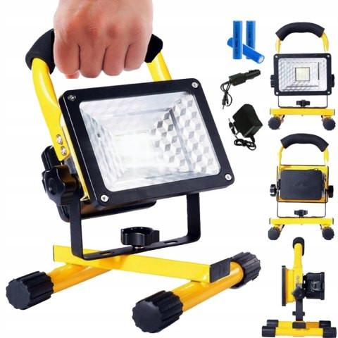 Krachtige LED Bouwlamp oplaadbaar met standaard