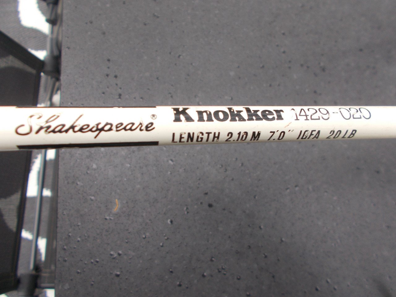 Tweedelige boothengel Shakespeare KNOKKER  210 cm w.g. 250 gram