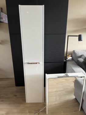Kolomkast en spiegelkast badkamer