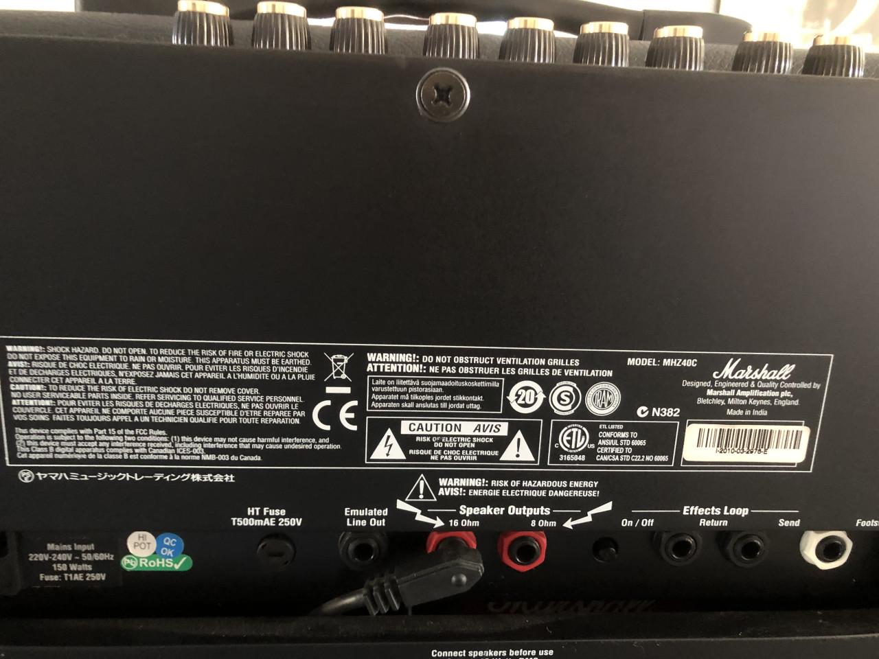 Marshall versterker