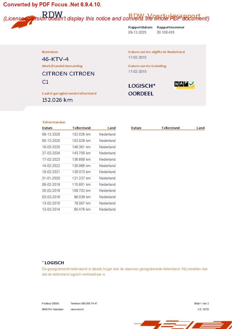 Citroen C1 ambiance 1.0-12v 5drs | airco | elektrische ramen | centrale ver
