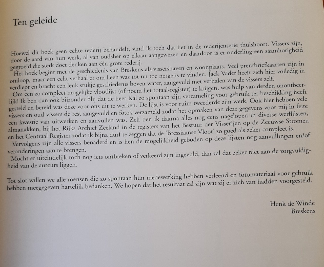 Bressiaanse vissers, door H.J. de Winde, J.G. Vader en A. Kal