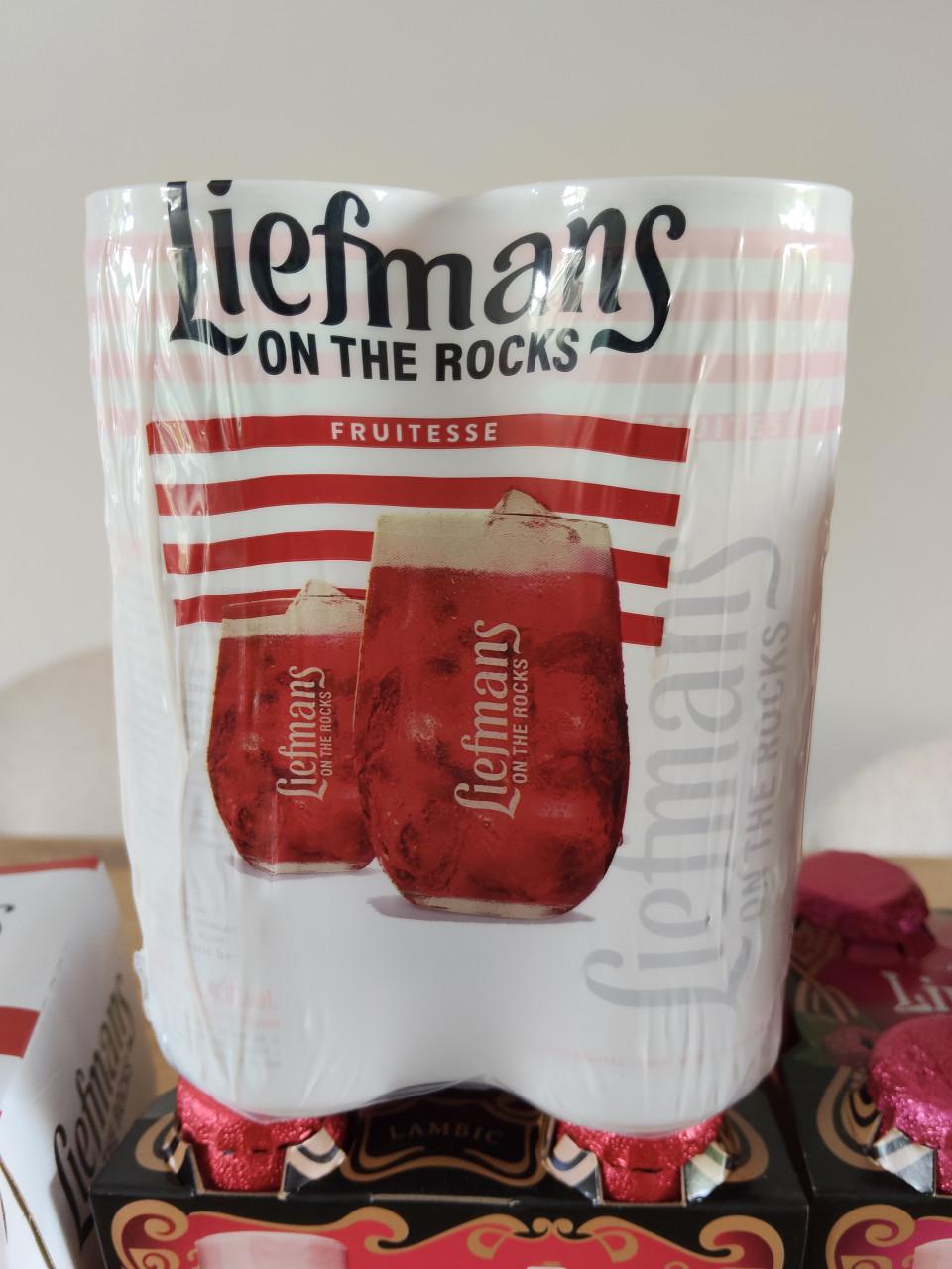 Diverse fruit bieren in 4-packs