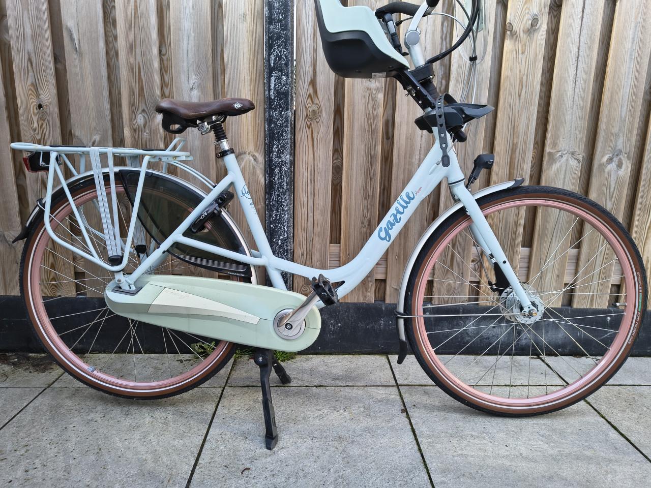 Gazelle Bloom mama fiets met voorzitje