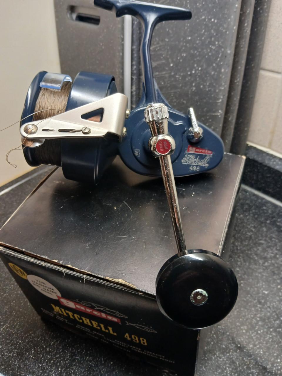 Vintage mitchell 498 vis molen