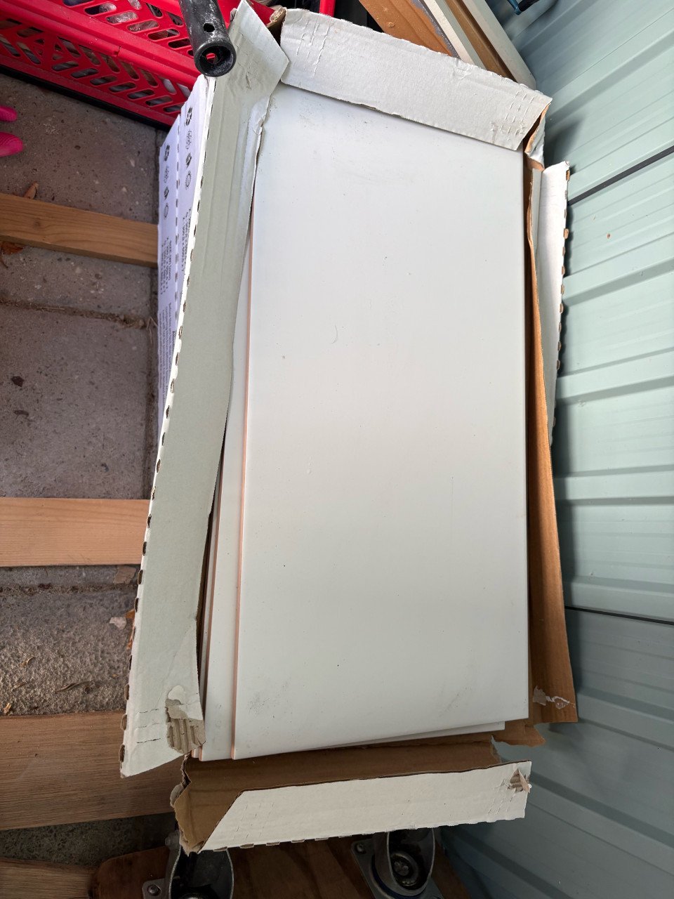 Wandtegel mat wit 30x60