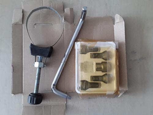 Sleutel oliefilter + sleutel carterplug Set antidiefstal bouten Renault