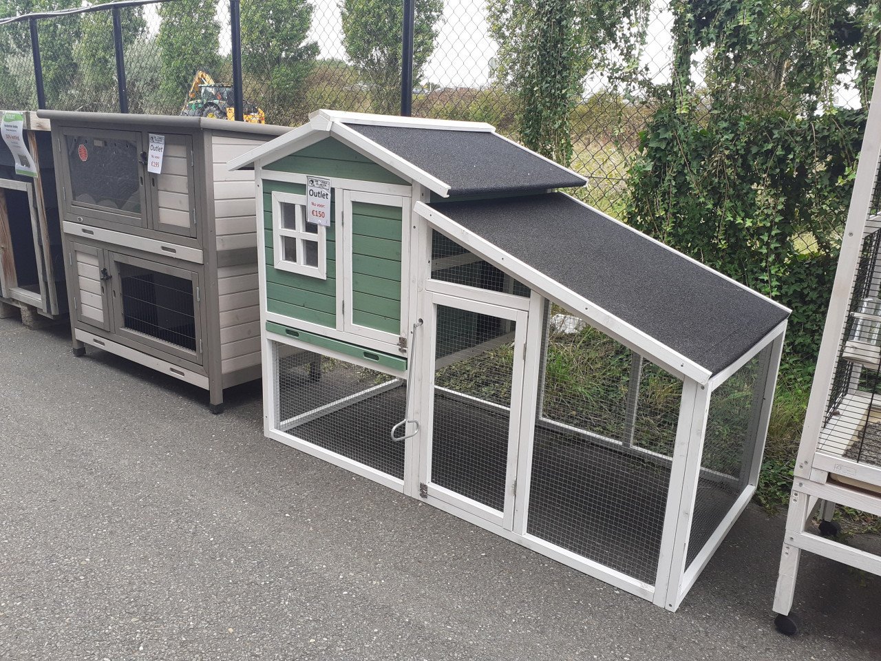 Konijnenhok William KB8 Green OUTLET te koop