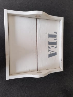 Wit houten Dienblad