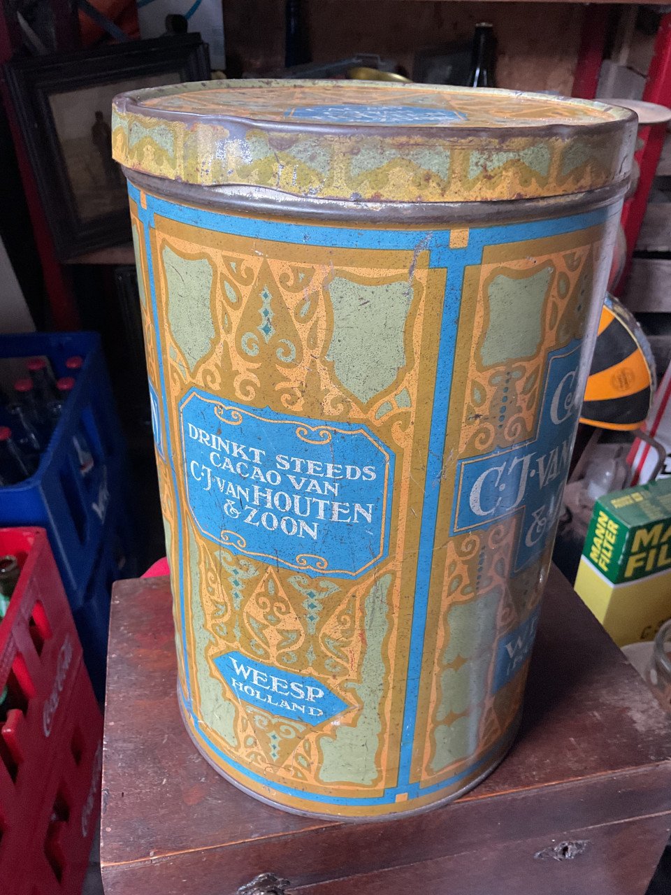 Oud blik Van Houten Cacao