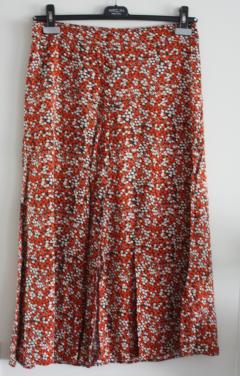 Rood bruine bolletjes rok maat m