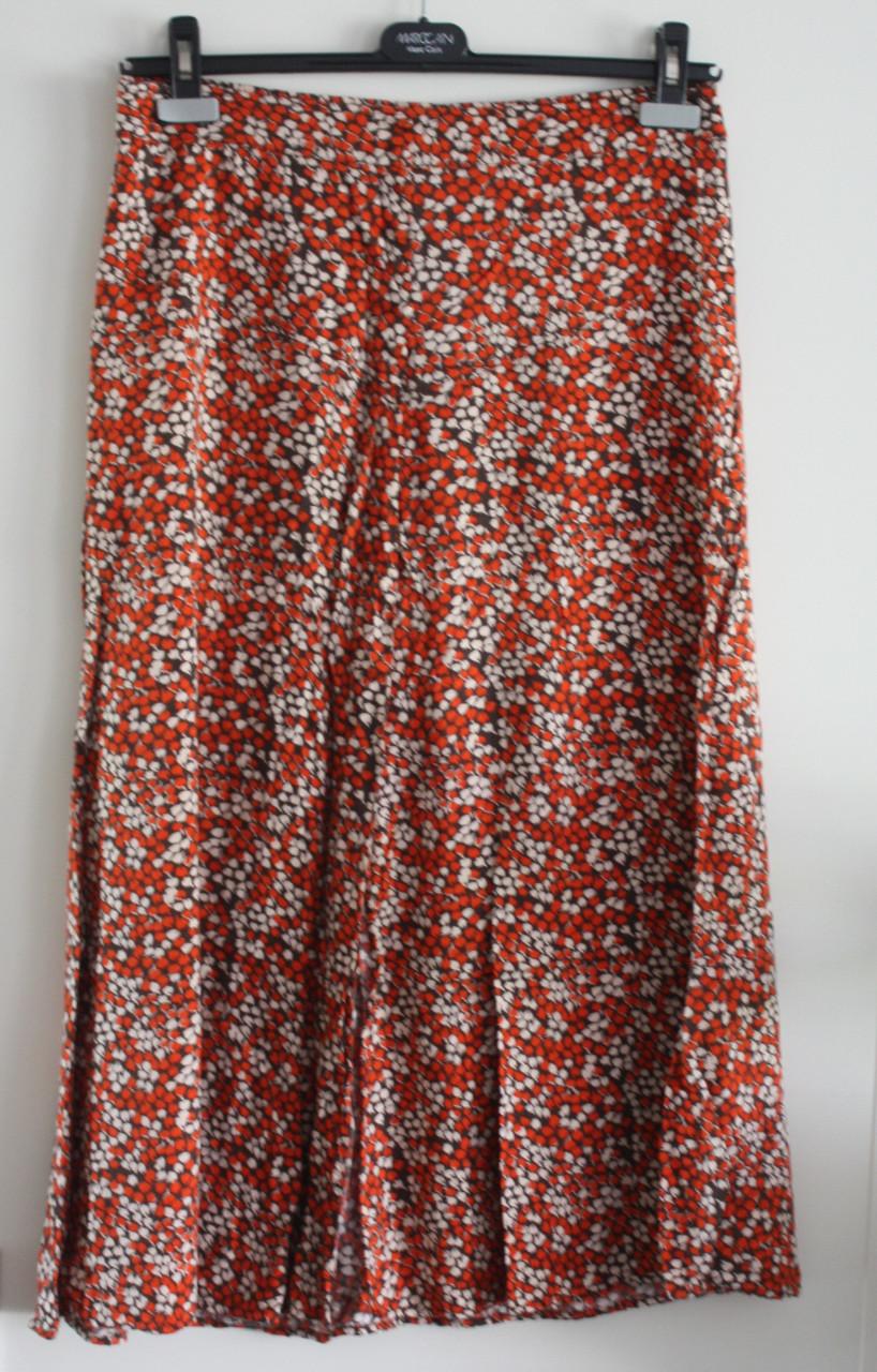 Rood bruine bolletjes rok maat m