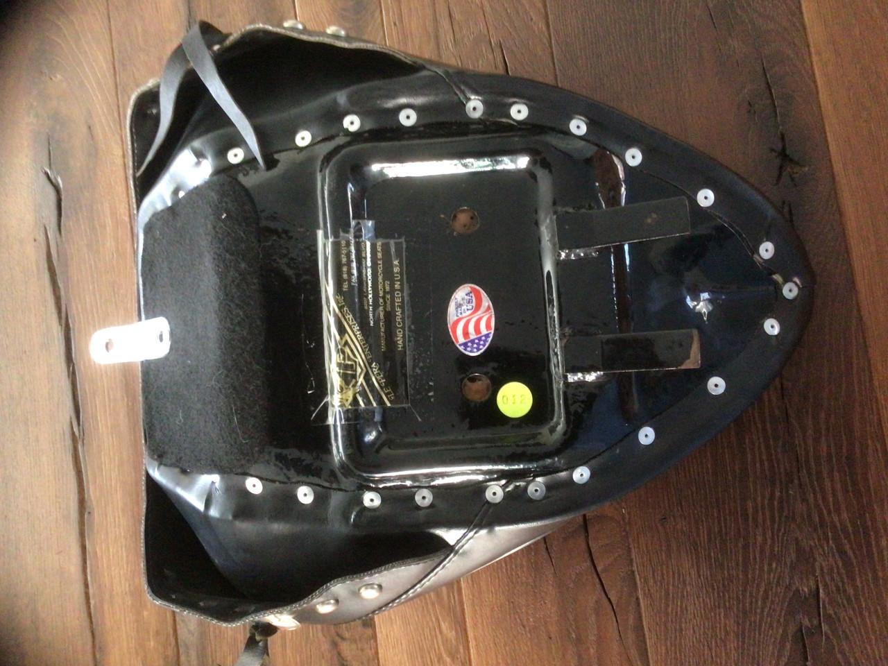 Lederen zadel voor Harley Davidson