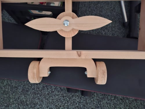 Helikopter voor aan de wand