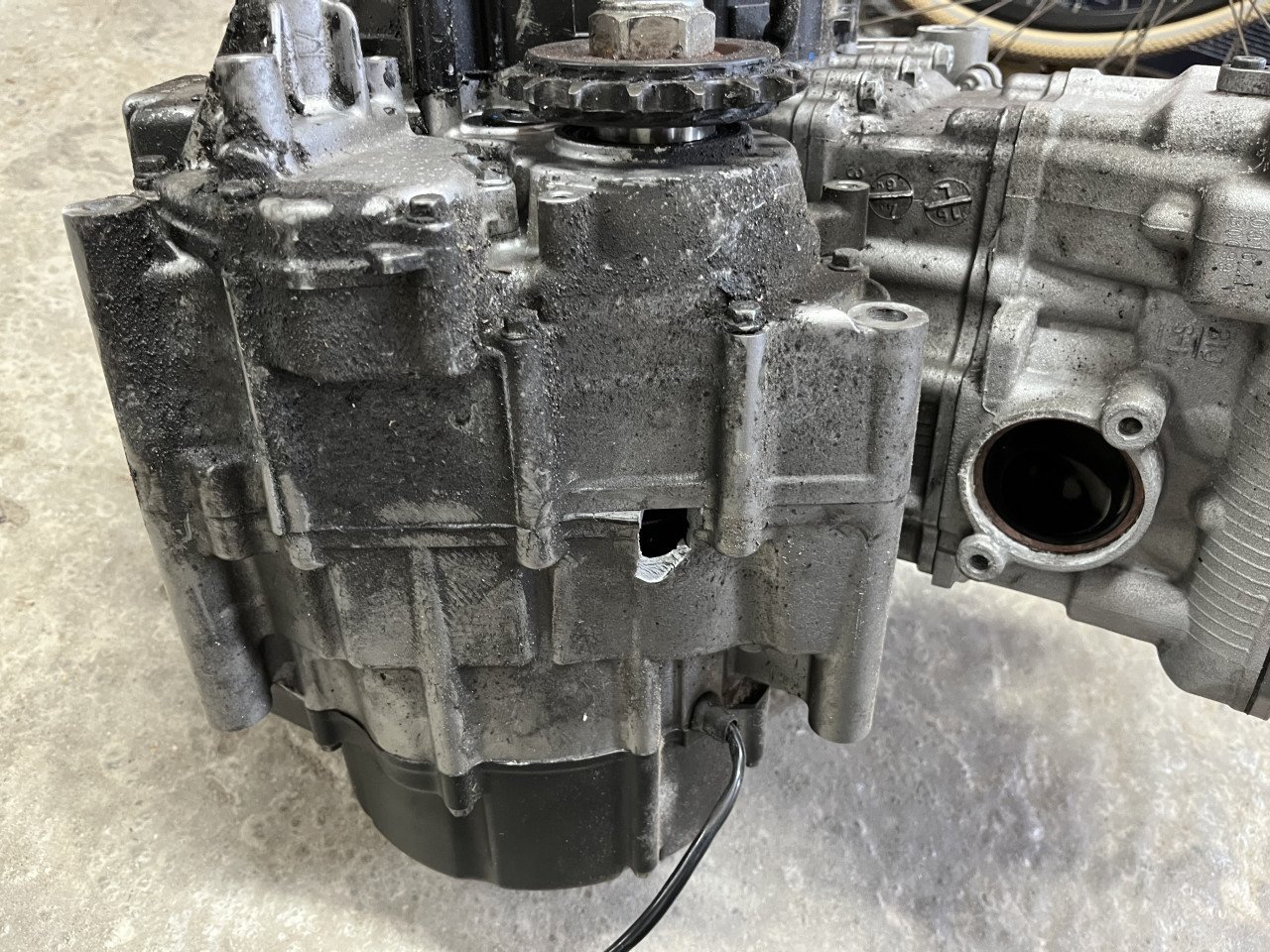 Motorblok en windscherm Suzuki Vstrom te koop