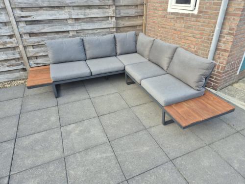 Aluminium Loungeset 232 x 232 cm (Bezorging mogelijk)