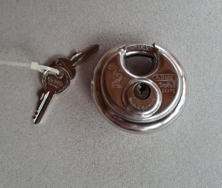 Origineel Abus Discus Slot met 2 Sleutels