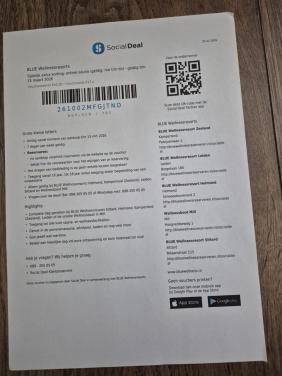 2x toegangs kaarten Welnessresorts