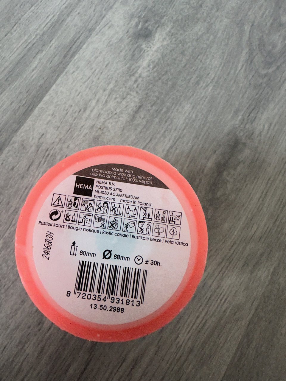 Rustieke kaars Hema