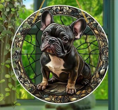 Raamhanger Franse bulldog