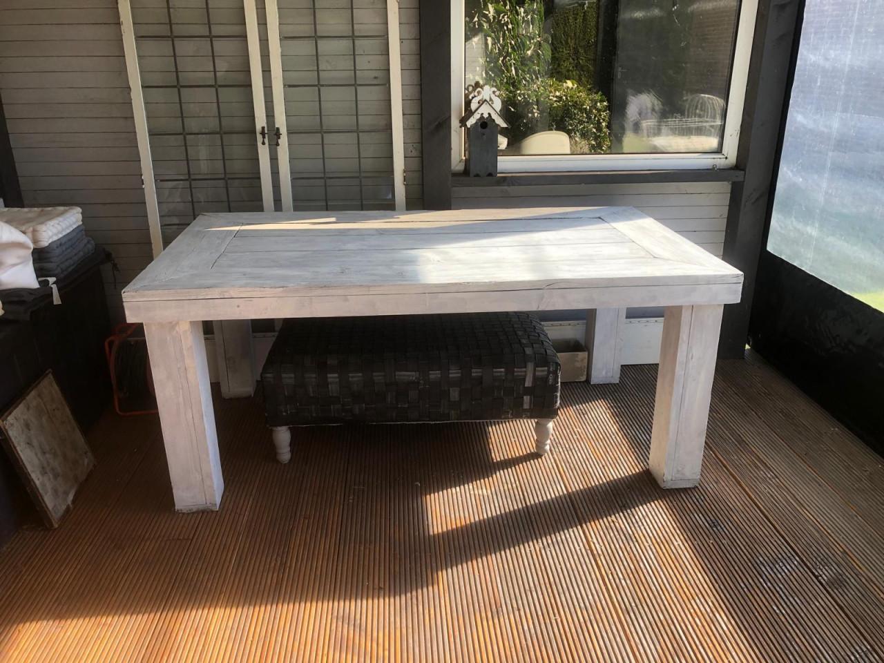 Steigerhouten tuinbank