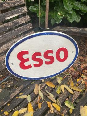Esso reclamebord ( gietijzer )