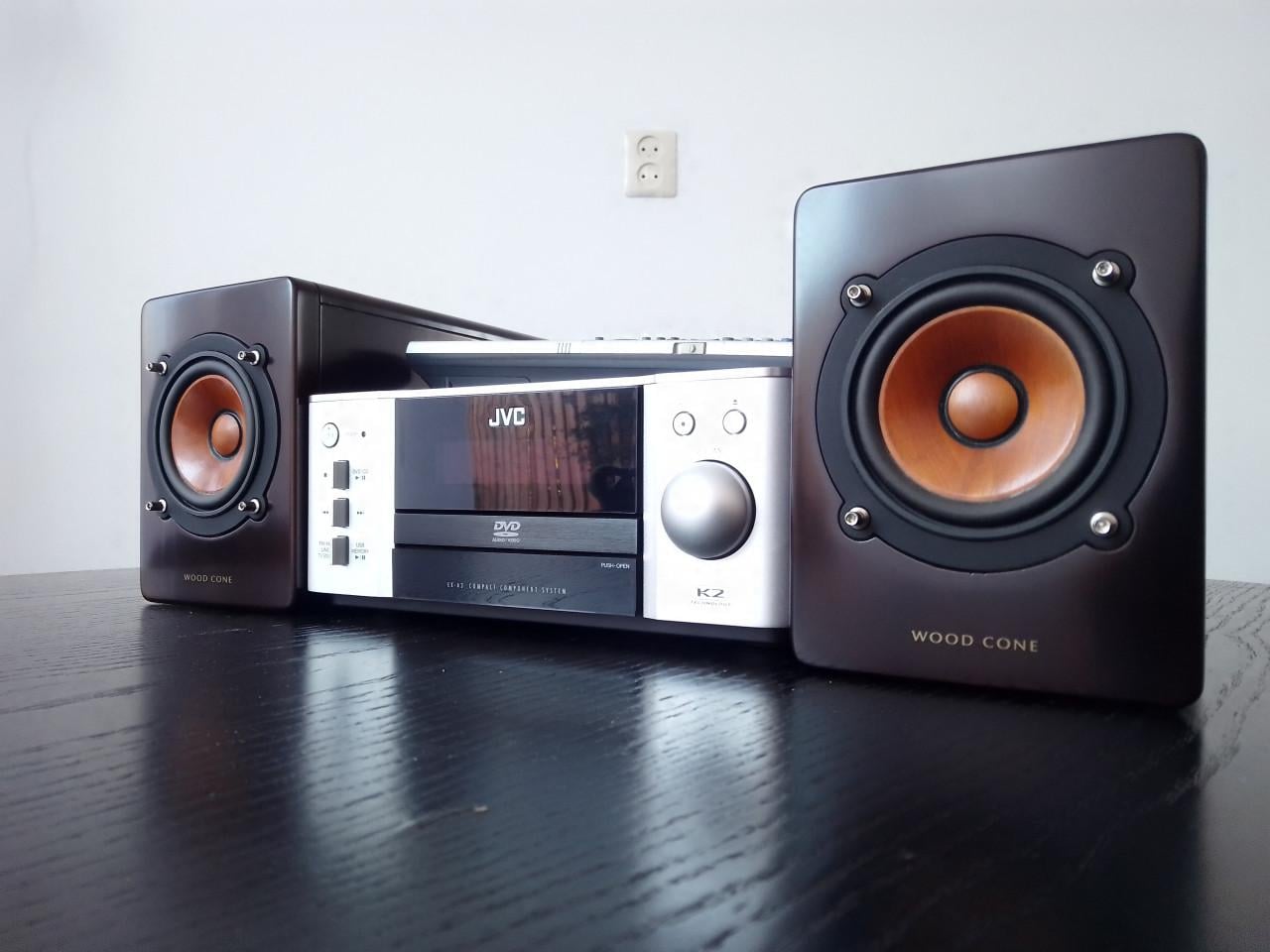 JVC CA-EXA3 woodcone  stereo set