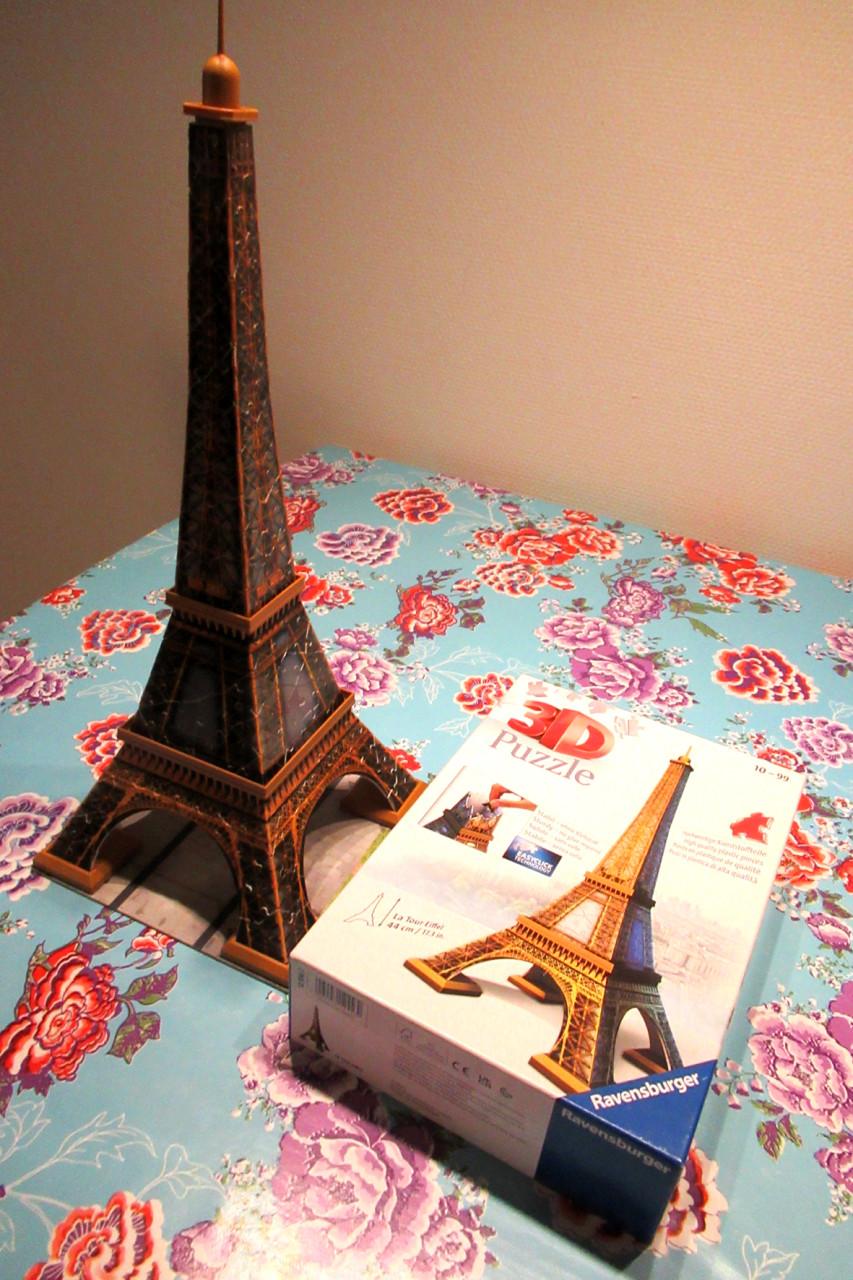 3D-puzzel Eifeltoren 44cm hoog Ravensburger