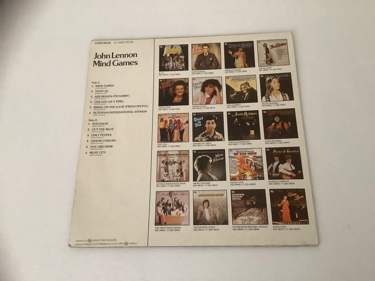 7 LP’s van the Beatles, John Lennon, George Harrison, Paul McCartney